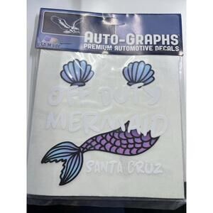 Mermaid Santa Cruz, Premium Automotive Decal